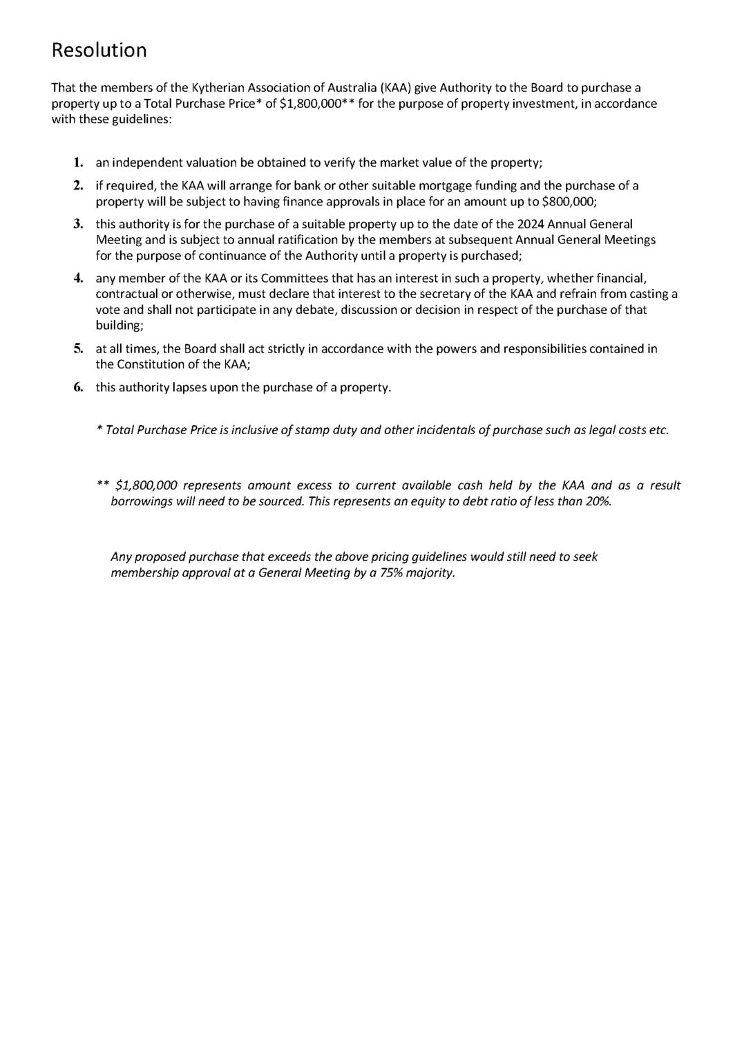 AGM Kytherian Association of Australia - Kytherian Association of Australia